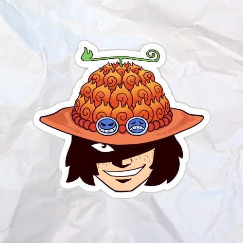 One Piece Ace Devil Fruit Sticker
